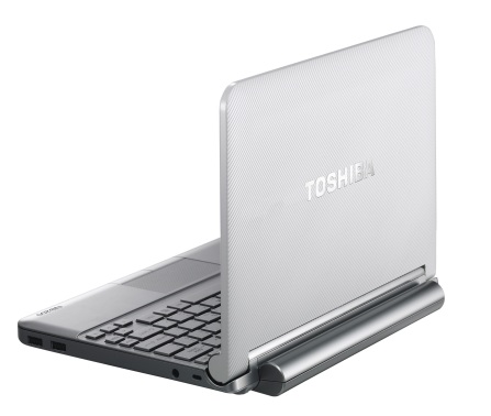 Toshiba NB205 Netbook White back