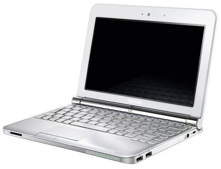 Toshiba NB205 Netbook White Open