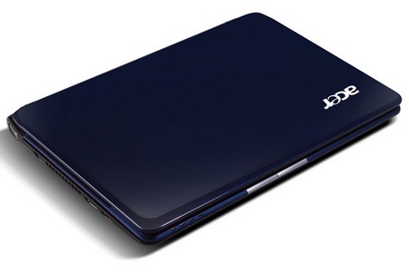 Acer Aspire Timeline 1810T Notebook blue closed