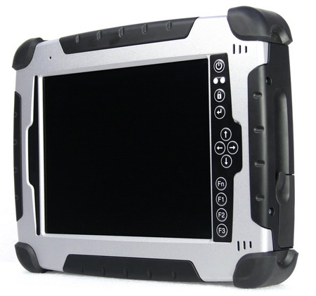 Duros 8404 Rugged Tablet PC with Atom angle