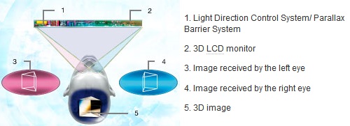 FujiFilm FinePix REAL 3D V1 Technology explained (Click to enlarge)