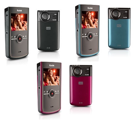 Kodak Zi8 Pocket 1080p HD Camcorder colors