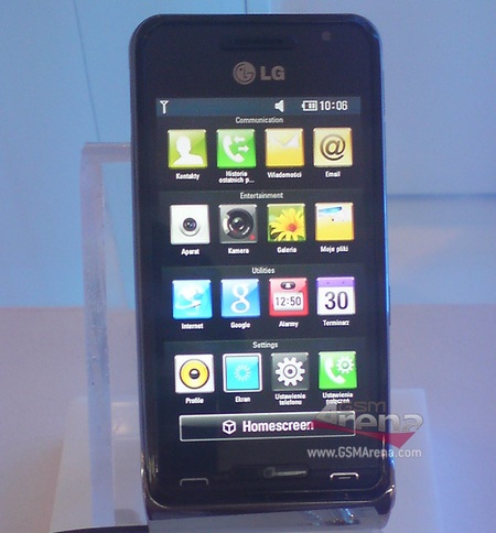 LG GC990 Louvre Concept Phone front