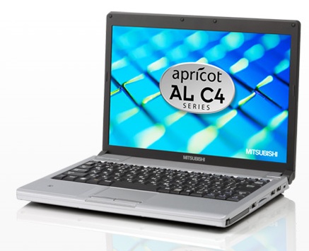 Mitsubishi Apricot AL C4 Series Ultraportable Notebook for Business