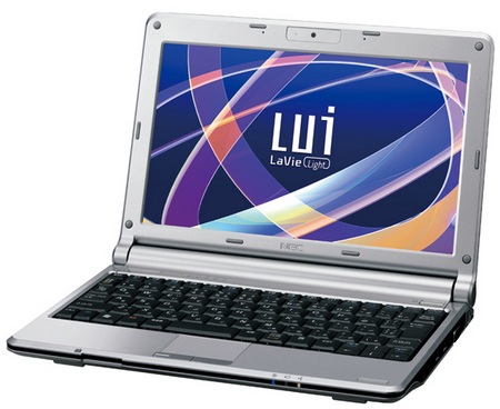 NEC LaVie Light Lui Mobile WiMAX Netbook