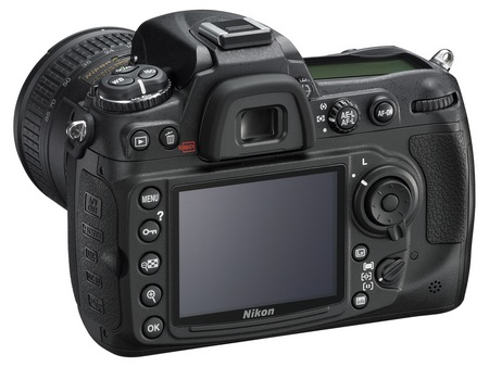 Nikon D300s DSLR angle back