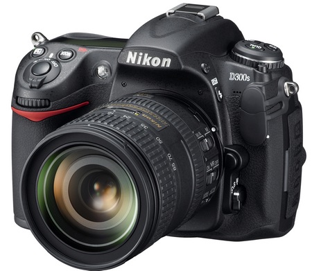 Nikon D300s DSLR front angle