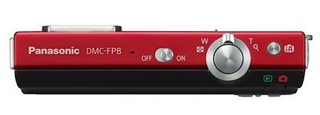 Panasonic Lumix DMC-FP8 Compact Stylish Camera red