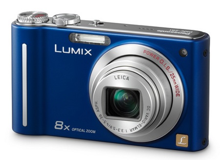 Panasonic Lumix DMC-ZR1 Slim Camera blue