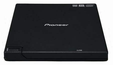 Pioneer DVR-XD09 Ultra Lightweight External DVD Burner close