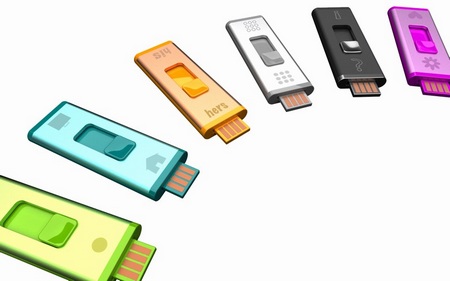 Quirky Split Stick double-sided USB drive