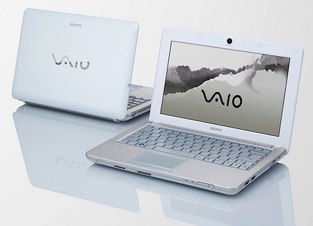 Sony VAIO W Series Mini Notebook sugar white