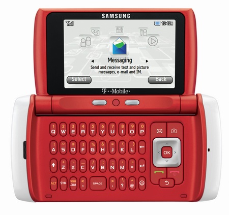 T-Mobile Samsung Comeback t559 qwerty phone red