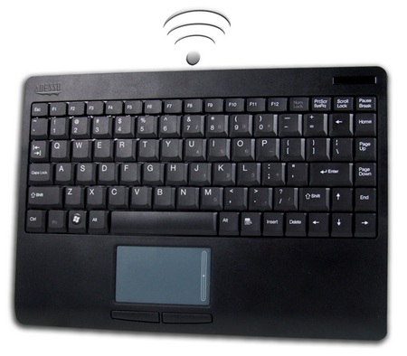 Adesso SlimTouch WKB-4000UB Wireless Keyboard with touchpad