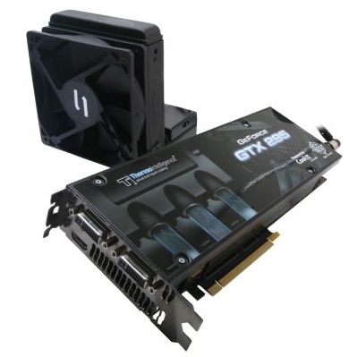 BFG GeForce GTX295 H2OC and GTX285 H2O+ Graphics Cards with Self-contained Liquid Cooling