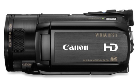 Canon VIXIA HF S11 Full HD Camcorder side