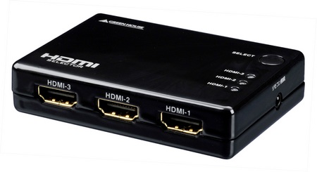 Green-House GH-HSW301 3-Port HDMI Switch