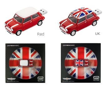 Green-House MINI Cooper USB Flash Drive package