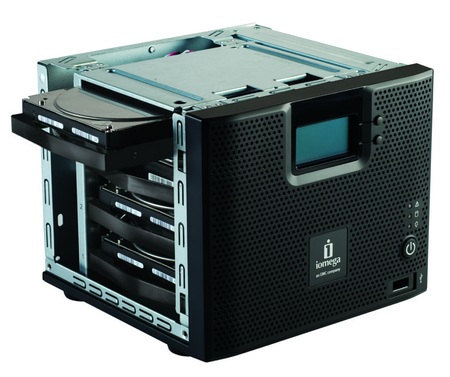 Iomega StorCenter ix4-200d quad-drive NAS