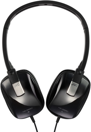 JVC Black Series HA-M650 headphones folded