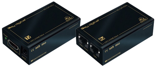 Key Digital KD-CATHD HDMI-DVI to Dual CAT5-6-7 Cable Extender