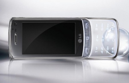 LG GD900 Crystal touch phone transparent design 1