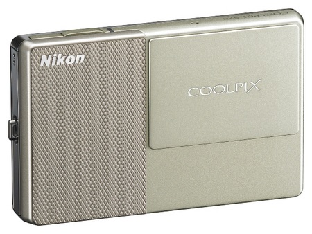 Nikon CoolPix S70 Touchscreen Camera Champagne & Beige