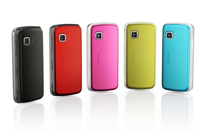 Nokia 5230 Entry-level Touchscreen Phone colors