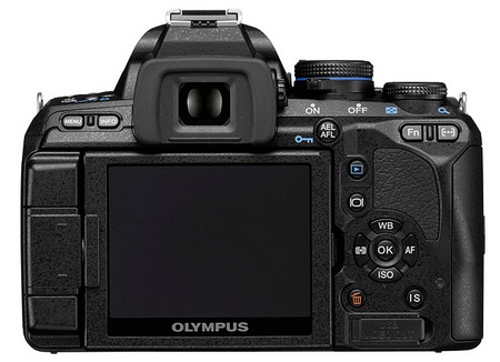 Olympus E-600 Entry-Level DSLR back