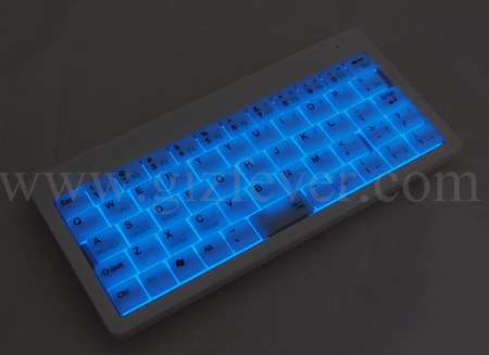 Palm-sized Wireless Keyboard backlight keys