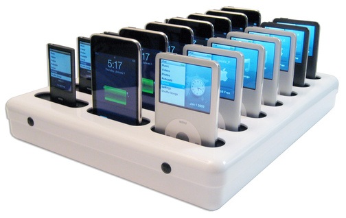 Parat Parasync docks 20 iPhones or iPods