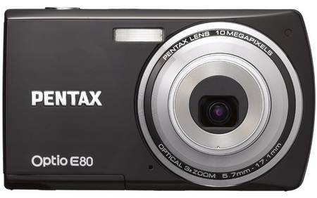 Pentax Optio E80 digital camera black