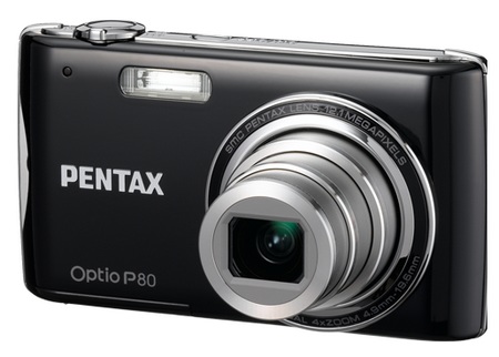 Pentax Optio P80 digital camera black