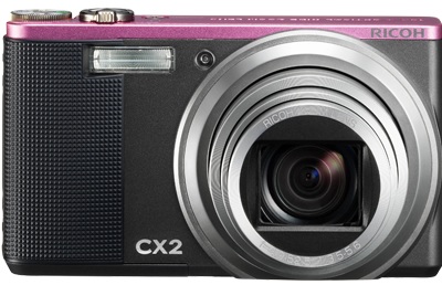 Ricoh CX2 10X Super-zoom Compact Camera two tone pink