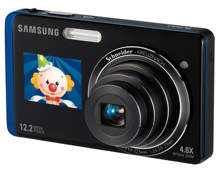 Samsung DualView TL220 dual LCD camera blue