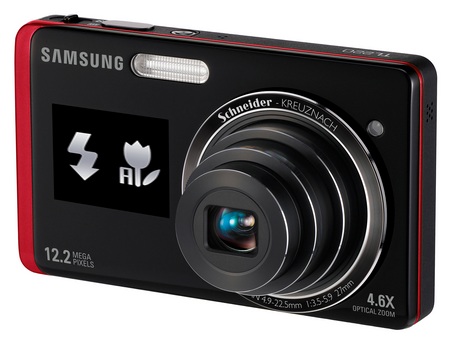 Samsung DualView TL220 dual LCD camera red