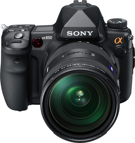 Sony Alpha a850 Full Frame DSLR front