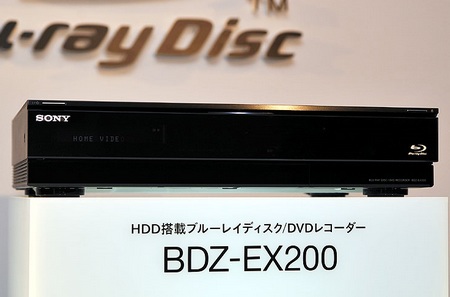 Sony BDZ-EX200 Blu-ray Recorder with 2TB Hard Drive