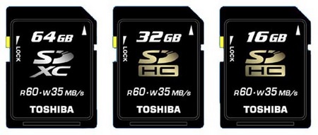 Toshiba intros First 64GB SDXC Card