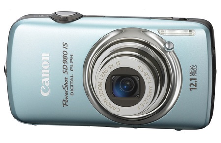 canon PowerShot SD980 IS Digital ELPH Camera blue