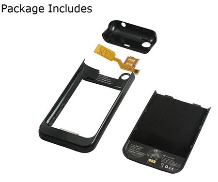 3-in-1 External Battery adds DUAL SIM to your iPhone3G 3GS package