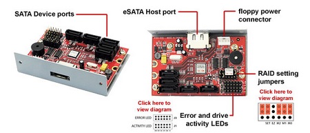 Addonics 5-port HPM XA enclosure version