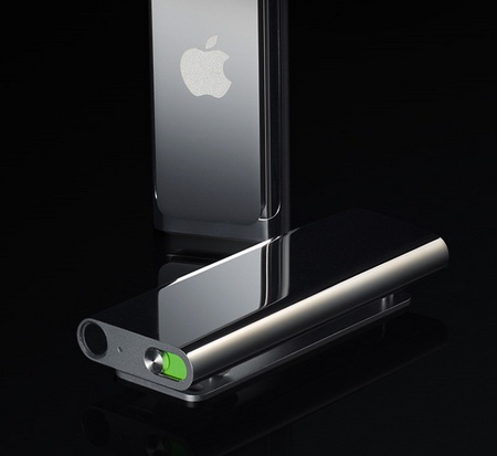 Apple iPod Shuffle 3G special edition polished stainless steel 1