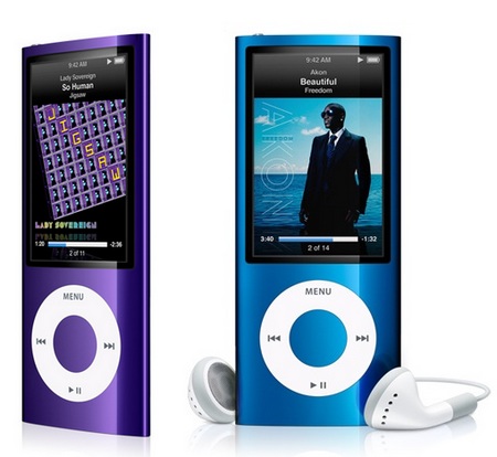 Apple iPod nano 5G gets Camera and FM Radio blue purple