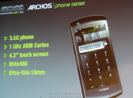 Archos Phone Tablet