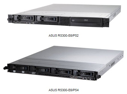 Asus RS300-E6 Series 1U Rackmount Servers