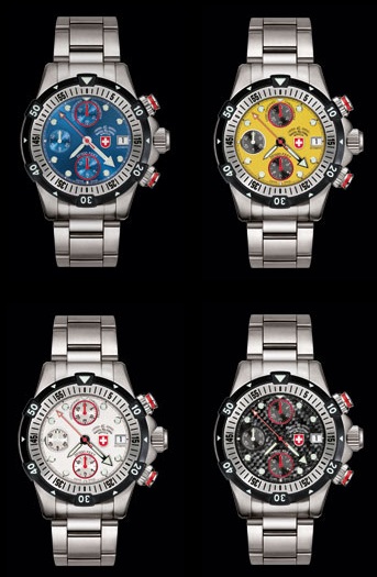 CX Swiss Military Watch 20000FEET - water resistance of 6000 meters