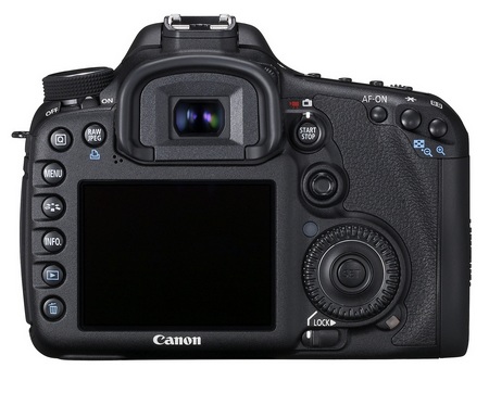 Canon EOS 7D Mid-range DSLR back