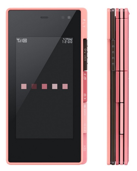 KDDI au iida PLY pink