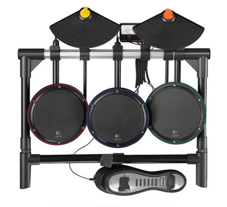Logitech Wireless Drum Controller for Wii top